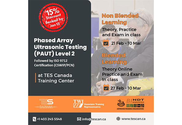 Phased Array Ultrasonic Testing (PAUT) Level 2