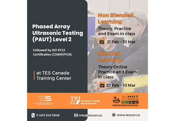 Phased Array Ultrasonic Testing (PAUT) Level 2